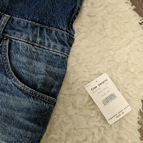 NWT - FREE PEOPLE Sunkissed Shortalls - Picture 8 of 10